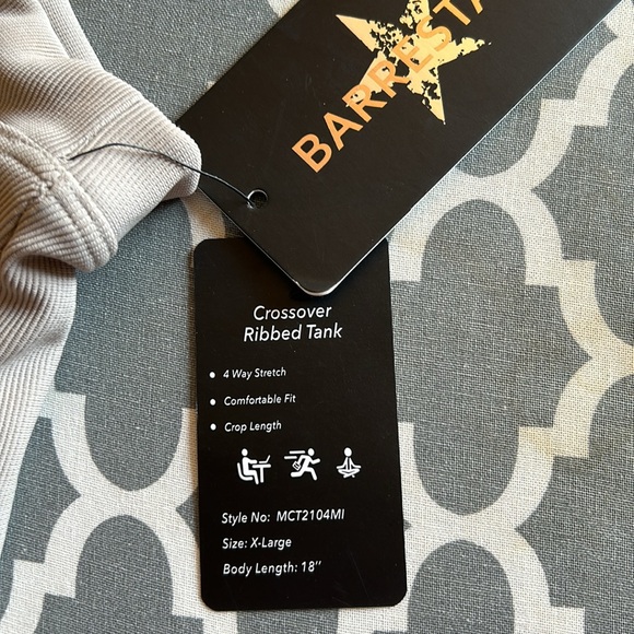 Barre Star NWT Crossover Ribbed Tank szXL - Picture 8 of 9